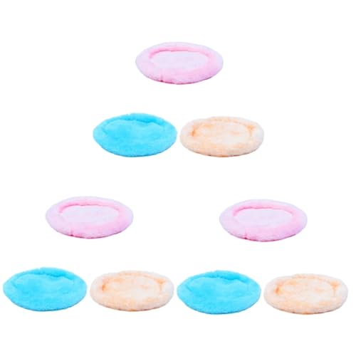 Housoutil 3sets Hamster Matte Bett Pad für Bequemen Schlaf Ansehnlich für Eichhörnchen Mäuse Ratten 3 Stücke * 3 von Housoutil