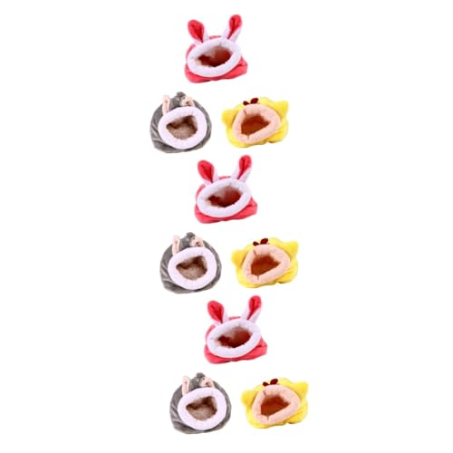 Housoutil 3sets Haustier Zubehör Hamster Bett Meerschweinchen Tiere Nest Warme Höhle 3 Stücke * 3 Housoutil 3sets Haustier Zubehör Hamster Bett Meerschweinchen Tiere Nest Warme Höhle 3 Stücke * 3 von Housoutil