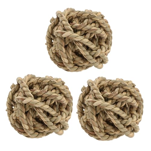 Housoutil 3sets Natürliche Gras Seil Kauen Spielzeug Für Meerschweinchen Haustiere Gras Seil Spielzeug Für 3 Stücke * 3 Housoutil 3sets Natürliche Gras Seil Kauen Spielzeug Für Meerschweinchen Haustiere Gras Seil Spielzeug Für 3 Stücke * 3 von Housoutil