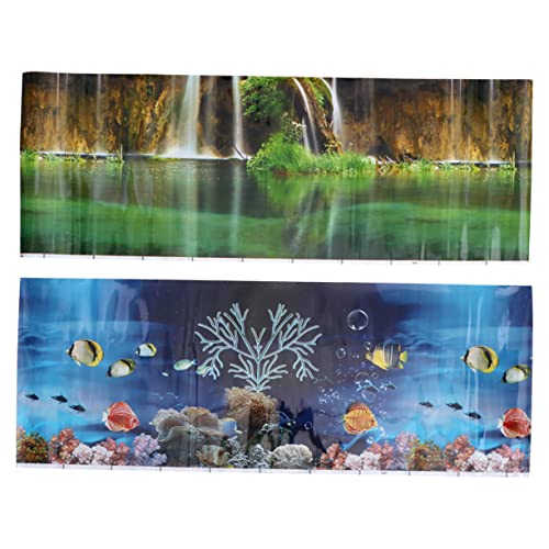Housoutil 102x40cm Aquarium Hintergrund Poster Aufkleber für Aquarium Home Decor Einfach Abziehen Housoutil 102x40cm Aquarium Hintergrund Poster Aufkleber für Aquarium Home Decor Einfach Abziehen von Housoutil