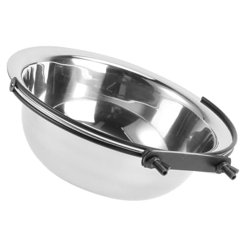 Housoutil Hängender Hundenapf Verschleißfester Katzennapf Welpen-wassernapf Haustier-zubehör Edelstahl Housoutil Hängender Hundenapf Verschleißfester Katzennapf Welpen-wassernapf Haustier-zubehör Edelstahl von Housoutil