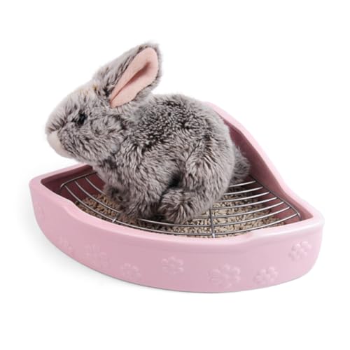 Housoutil Keramik-toilettentrainingsbecken für Haustiere Töpfchenfunktion für Kaninchen und Meerschweinchen Housoutil Keramik-toilettentrainingsbecken für Haustiere Töpfchenfunktion für Kaninchen und Meerschweinchen von Housoutil