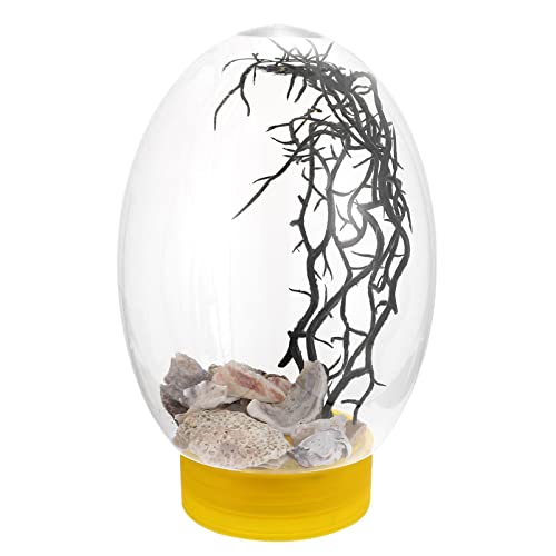 Housoutil Aquarium Desktop Fisch Tank Mit Beleuchtung Kompakte Lösung Für Goldfische Und Kleine Fische Für Wohnräume Büro Dekoration Hochtransparente Bauweise Einfach Zu Pflegen Gelber Housoutil Aquarium Desktop Fisch Tank Mit Beleuchtung Kompakte Lösung Für Goldfische Und Kleine Fische Für Wohnräume Büro Dekoration Hochtransparente Bauweise Einfach Zu Pflegen Gelber von Housoutil