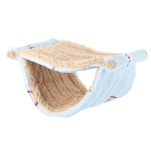 Housoutil Elegante Hamster-hängematte Meerschweinchenbett Chinchilla-schaukel Doppellagiges Haustiernest Sicher Und Gemütlich von Housoutil