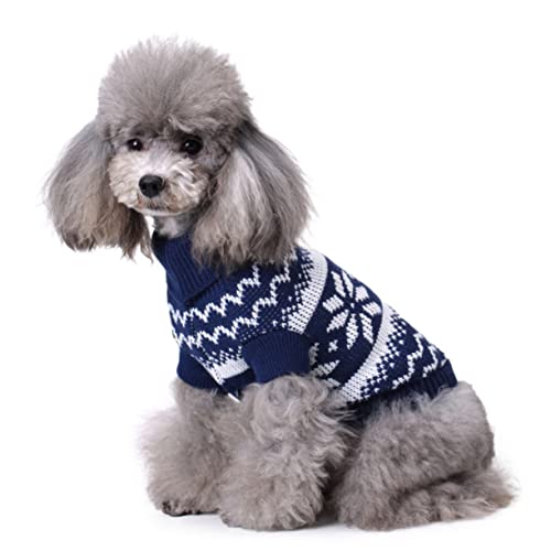 Housoutil Weihnachtspullover Weihnachtskatzen-Outfit Welpenpullover Elch Kleider Kleiner Hundepullover Weihnachtswelpenkleidung Festliches Kostü für Haustiere Halloween von Housoutil