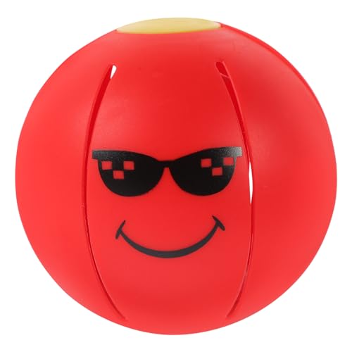 Housoutil Fliegender Untertassenball UFO-Ball Haustierball Spielzeug Dekompression Fliegende Flache Wurfscheibenbälle Spielzeug Für Outdoor-Sport Kinder Geschenk Rot von Housoutil