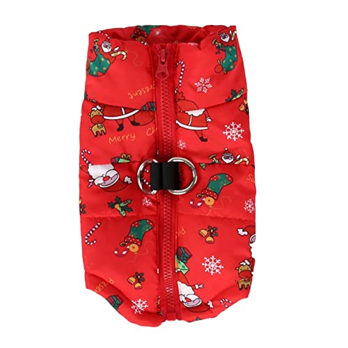 Housoutil Halten Sie Ihr Haustier Gemütlich Hundejacke Haustier Hundeweste Baumwollweste Weihnachtsthema Haustier Schneeanzug für Größen Housoutil Halten Sie Ihr Haustier Gemütlich Hundejacke Haustier Hundeweste Baumwollweste Weihnachtsthema Haustier Schneeanzug für Größen von Housoutil