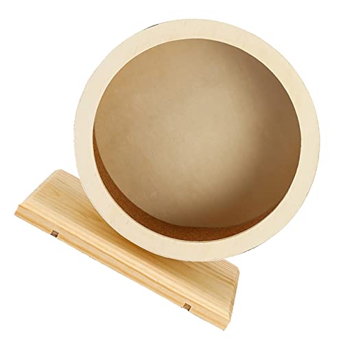 Housoutil Laufrad Für Meerschweinchen Aus Holz Leises Laufrad Für Hamster Spielzeug Interaktives Spiel Für Haustiere Stummes Rad Housoutil Laufrad Für Meerschweinchen Aus Holz Leises Laufrad Für Hamster Spielzeug Interaktives Spiel Für Haustiere Stummes Rad von Housoutil