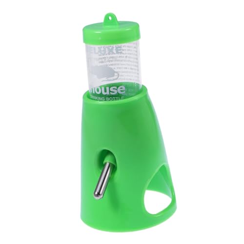 Housoutil Wasserbehälter Häschen-Feeder wasserflasche Trinkflasche für Hamster Wasserspender für Hamster Rostfreier Stahl Trinkbrunnen Zubringer von Housoutil