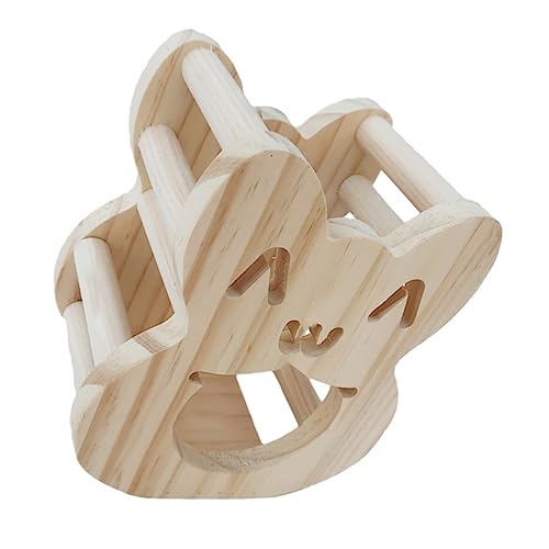 Housoutil Futterspender Aus Holz mit Glatter Kante Heu-futterspender Grasständer Katzentoilette Haustier-zubehör Housoutil Futterspender Aus Holz mit Glatter Kante Heu-futterspender Grasständer Katzentoilette Haustier-zubehör von Housoutil