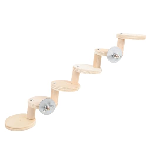 Housoutil Holz-kletterleiter Für Kleintiere Robustes Hamster-Spielzeug Für Käfige Chinchilla-trainingsleiter Aus Sicherem Holz Kletterspielzeug Für Haustiere Housoutil Holz-kletterleiter Für Kleintiere Robustes Hamster-Spielzeug Für Käfige Chinchilla-trainingsleiter Aus Sicherem Holz Kletterspielzeug Für Haustiere von Housoutil