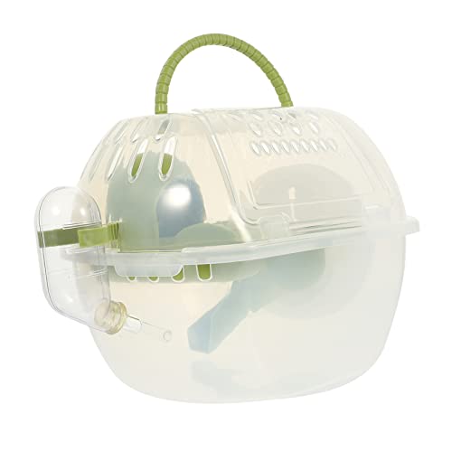 Housoutil Design Hamsterkäfig Griff Haustier Träger Tragbare Leichte und Belüftete Grün Housoutil Design Hamsterkäfig Griff Haustier Träger Tragbare Leichte und Belüftete Grün von Housoutil
