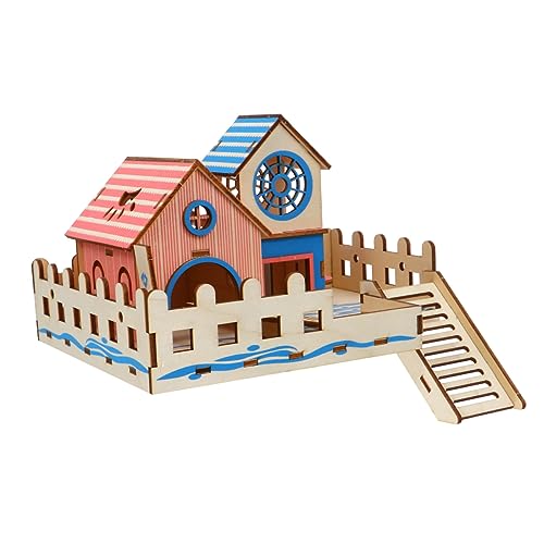 Housoutil Praktische Hamster-kletterleiter Holzleiter-Spielzeug Für Kleintiere -holzleiter Leiter-Spielzeug Lustiges Übungsspielzeug von Housoutil