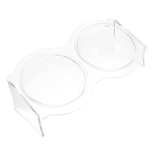 Housoutil Erhöhtes Katzen-doppelnapf-Set Futternapf-Set mit Auslaufsicherem Design für Die Fütterung Von Kätzchen und Hunden Housoutil Erhöhtes Katzen-doppelnapf-Set Futternapf-Set mit Auslaufsicherem Design für Die Fütterung Von Kätzchen und Hunden von Housoutil