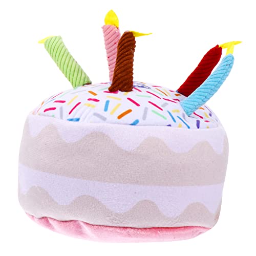 Housoutil Haustier-Geburtstagsparty-zubehör Kuchen-plüschspielzeug Für Hunde Lustiges Dekoratives Und Robustes Kauspielzeug Für Haustiere Housoutil Haustier-Geburtstagsparty-zubehör Kuchen-plüschspielzeug Für Hunde Lustiges Dekoratives Und Robustes Kauspielzeug Für Haustiere von Housoutil
