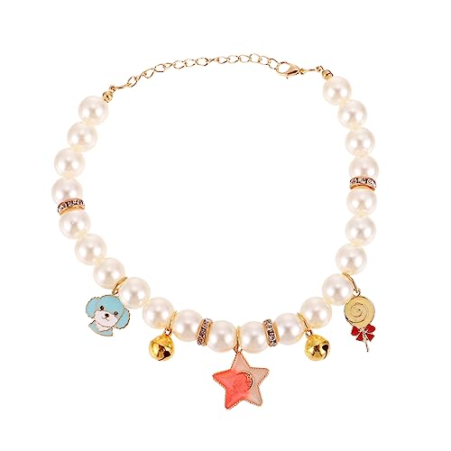 Housoutil Luxuriöses Katzenhalsband Welpenhalsband Für Weibliche Katzen Modisches Und Entzückendes Haustier-Accessoire Für Festivalpartys von Housoutil