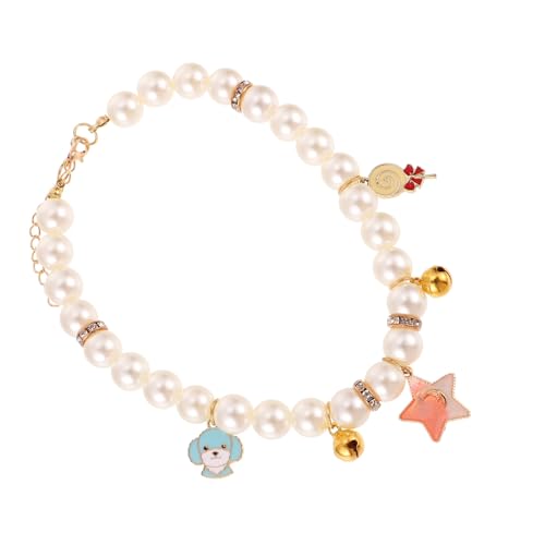 Housoutil Schickes Katzenhalsband Verstellbare Halskette Für Haustiere Kätzchen Dekoratives Halsband Ornament Hautverträglich Vielseitiges Design Für Feiern Einfach Zu Verstauen von Housoutil