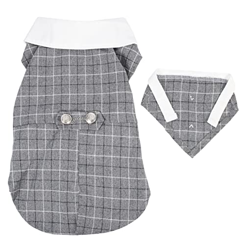 Housoutil Haustieranzug Abriebfeste Hundebekleidung Haustierkleidung Hundekostü Für Große Hunde Verstellbarer Hunde-Smoking Tragbarer Hunde-Smoking Polyester Anmut Haustier-Outfit von Housoutil
