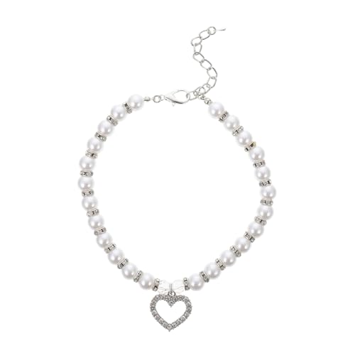 Housoutil Exquisites Weißes Haustierhalsband Stilvolle Hundehalskette Hundehalsband Haustierbedarf Modisches Haustierdekor Housoutil Exquisites Weißes Haustierhalsband Stilvolle Hundehalskette Hundehalsband Haustierbedarf Modisches Haustierdekor von Housoutil