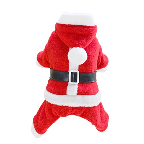Housoutil Haustierbedarf Hundebekleidung Weihnachtskostüme Für Hunde Weicher Bequemer Weihnachtsmannanzug Größe XL Rot Housoutil Haustierbedarf Hundebekleidung Weihnachtskostüme Für Hunde Weicher Bequemer Weihnachtsmannanzug Größe XL Rot von Housoutil