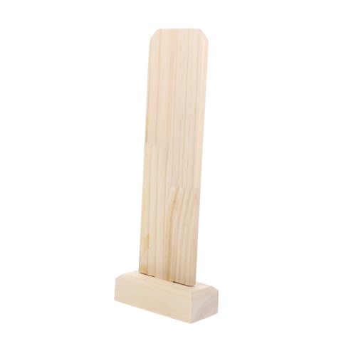 Housoutil Holz Tempeltafel Gedenktafel Requisite Für Tempel Anbetungsbrett Tempeldekor Blanko-Design Für Zeremonien Gedenkfeiern von Housoutil