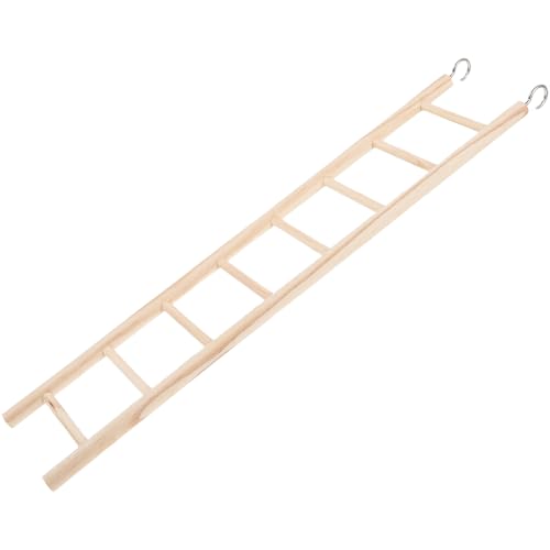 Housoutil Holzleiter für Papageien, 37,5 cm, Papageienleiter, Leiter aus Holz mit 8 Sprossen Housoutil Holzleiter für Papageien, 37,5 cm, Papageienleiter, Leiter aus Holz mit 8 Sprossen von Housoutil