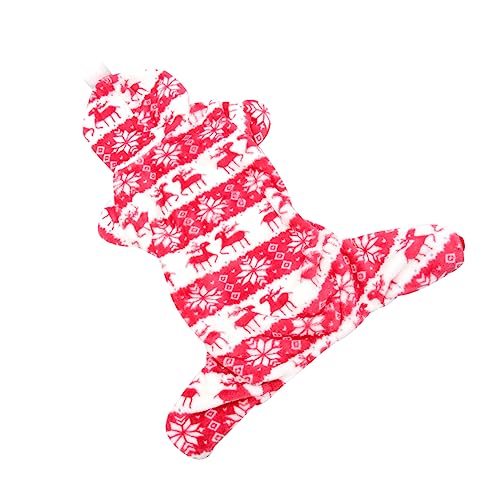 Housoutil Weihnachts-Hirsch-hundekostüm Stilvolle Haustierkleidung Warmes Hunde-Outfit Für Vier Beine Rot Größe XL Haustier-partykostüme Für Hunde Housoutil Weihnachts-Hirsch-hundekostüm Stilvolle Haustierkleidung Warmes Hunde-Outfit Für Vier Beine Rot Größe XL Haustier-partykostüme Für Hunde von Housoutil
