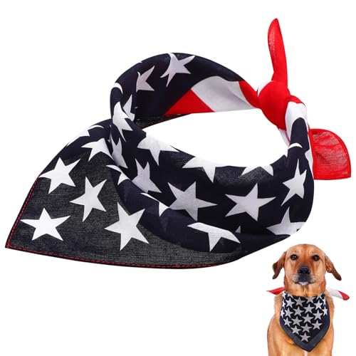 Housoutil Hundehalstuch Mit Amerikanischem Flaggenmuster Dreieckiges Haustierhalstuch Lätzchen Mehrfarbiger Stoff 49 6 X 49 6 cm Welpen-Verkleidungszubehör Für Hunde Housoutil Hundehalstuch Mit Amerikanischem Flaggenmuster Dreieckiges Haustierhalstuch Lätzchen Mehrfarbiger Stoff 49 6 X 49 6 cm Welpen-Verkleidungszubehör Für Hunde von Housoutil