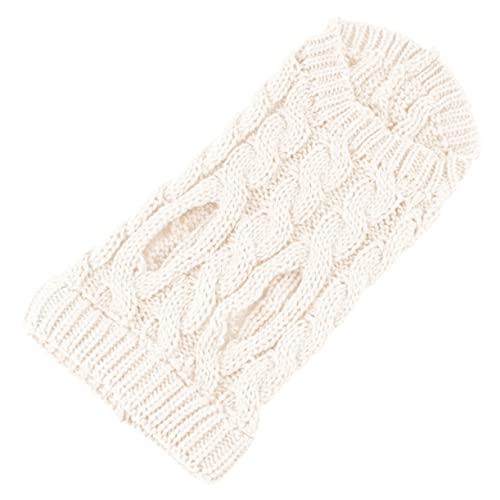 Housoutil Hundepullover Aus Gestricktem Material Modischer Dünner Stil Für Kleine Und Mittelgroße Hunde Geeignet Für Besondere Anlässe Und Outdoor-aktivitäten Weiß von Housoutil