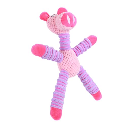 Housoutil Kauspielzeug Für Welpen Quietschendes Plüschspielzeug Aus Robustem Material Für Mittlere Hunde Zahnpflege Spielzeug Mit Maiskern-Design Für Kauen Und Spielen von Housoutil