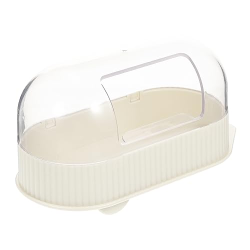 Housoutil Kasten Hamster Toilette Badezimmer Hamsterhaus klare hamsterbadewanne Kleintierbedarf Wiederverwendbare Chinchilla-Badewanne kleines Haustier Käfig Kleiner Sand Housoutil Kasten Hamster Toilette Badezimmer Hamsterhaus klare hamsterbadewanne Kleintierbedarf Wiederverwendbare Chinchilla-Badewanne kleines Haustier Käfig Kleiner Sand von Housoutil