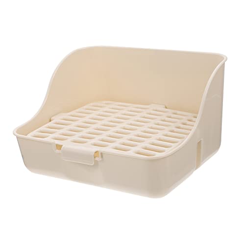 Housoutil Hasen-toilettenbox Meerschweinchen-katzentoilette Tablett Töpfchentrainer Schloss Leicht Zu Reinigen Weiß Housoutil Hasen-toilettenbox Meerschweinchen-katzentoilette Tablett Töpfchentrainer Schloss Leicht Zu Reinigen Weiß von Housoutil