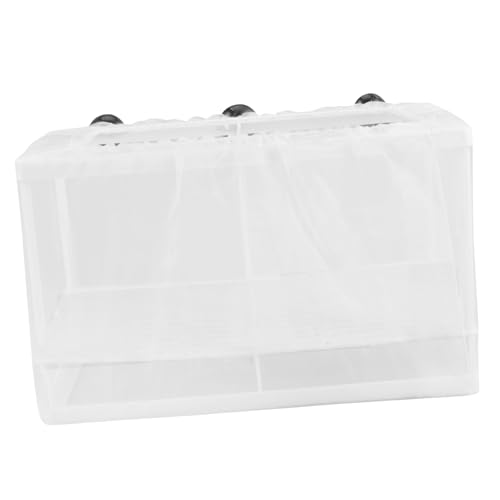 Housoutil Fisch-isolationsbox Inkubator Aquarium Brutkasten Trennwand Robuste Konstruktion Netzloch-Design von Housoutil