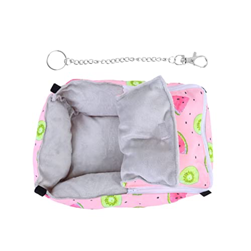 Housoutil haustierbett pet Bed Haustierhängematratze haustierbedarf Hamster Hängenest petbett katzenbett Haustier warmes Bett Schlafbett für Hamster Winter Hamsternest Baumwollnest von Housoutil