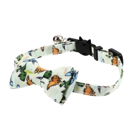 Katzenhalsband Kitten Halsband Katze zubehör Verstellbares Halsband für Katzen Haustierhalsband Bow tie Kätzchenhalsband Haustier Halskette Haustier-Halskette bunt Universum Nylon von Housoutil