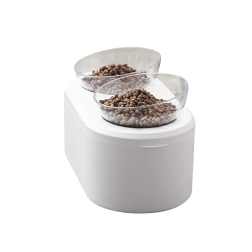 Housoutil Gekippter Katzennapfständer Verstellbares Design Futternapf für Haustiere Ohne Sockel Katzenfutter Wassernapf Weiß Housoutil Gekippter Katzennapfständer Verstellbares Design Futternapf für Haustiere Ohne Sockel Katzenfutter Wassernapf Weiß von Housoutil