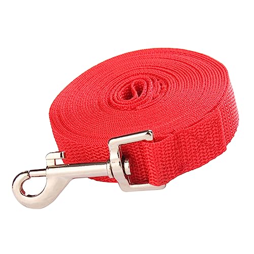 Housoutil Haustier-trainingsleine Hunde-Schnellverschluss 15 M Rot Für Welpengehorsam Housoutil Haustier-trainingsleine Hunde-Schnellverschluss 15 M Rot Für Welpengehorsam von Housoutil