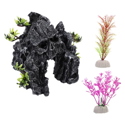 Housoutil Zuchttank Reptil Versteck Höhle Versteck Hütte Harz Landschaft Für Schlange Tank Zubehör Housoutil Zuchttank Reptil Versteck Höhle Versteck Hütte Harz Landschaft Für Schlange Tank Zubehör von Housoutil
