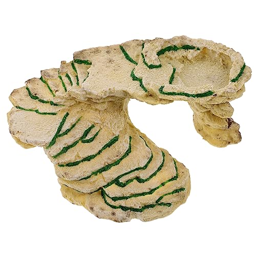 Housoutil Resin Schildkröten Basking Plattform Multifunktionale Dekoration Für Aquarien Tortoise Hiding Shelter Terrarien Installieren Für Schildkröten Und Reptilien Geeignet Erhöht von Housoutil