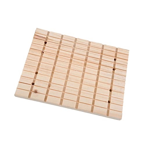 Housoutil Haustierspielzeug Kleintier-kratzbrett Holzschleifdeck für Hamster Kaninchen Chinchillas Igel Housoutil Haustierspielzeug Kleintier-kratzbrett Holzschleifdeck für Hamster Kaninchen Chinchillas Igel von Housoutil