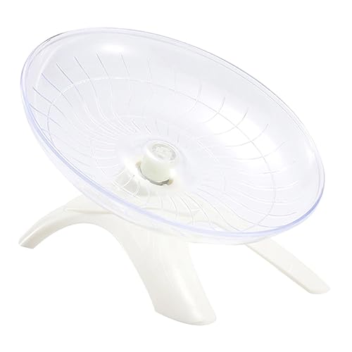 Housoutil Haustier Spielzeug Hamster Rad Mit Stand Meerschweinchen Laufrad Chinchilla Übung Rad Spielzeug Stille von Housoutil