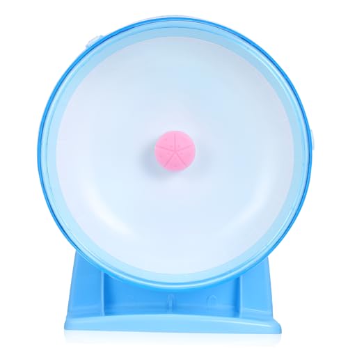 Housoutil Laufrad für Hamster Chinchilla-Übungsräder Hamster-Laufrad Mausrad Spielzeuge Laufräder für Hamster stilles Rad Stumm kleines Haustier Scrollrad Übungsrad 16c Hamsterbedarf PVC von Housoutil