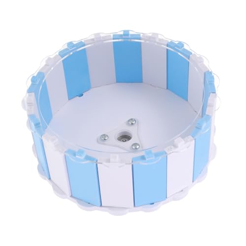 Housoutil Laufrad für Hamster lautlose Hamsterräder Hamsterrad-Spielzeug Spielzeuge Kleintierlaufmaschine Chinchilla-Zubehör Laufen Scrollrad Sonnenblume Igel PVC von Housoutil