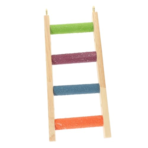 Housoutil Papageien-kletterleiter Vogelleiter-Spielzeug Hamsterbrücke Kleintierleiter Holzleiter Für Papageien Chinchilla-Spielzeug Housoutil Papageien-kletterleiter Vogelleiter-Spielzeug Hamsterbrücke Kleintierleiter Holzleiter Für Papageien Chinchilla-Spielzeug von Housoutil