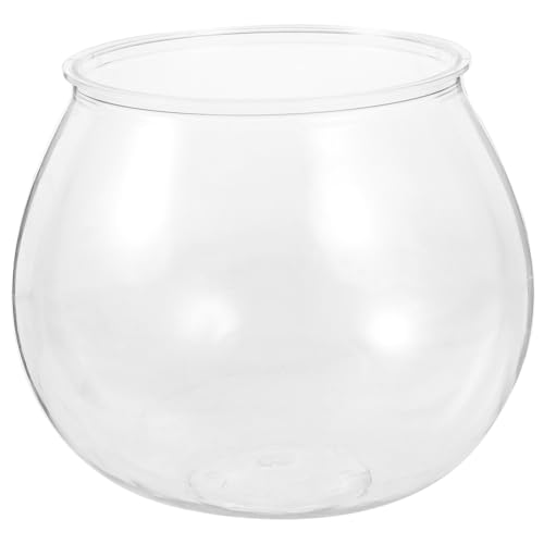 Housoutil Mini-Aquarium Seifenblasenvase Blumenbehälter Klare Fischschale Kleines Aquarium Glasblasenschale Fischschalen Für Getränke Behälter Für Hydrokulturpflanzen Plastik Blumentopf Luft Housoutil Mini-Aquarium Seifenblasenvase Blumenbehälter Klare Fischschale Kleines Aquarium Glasblasenschale Fischschalen Für Getränke Behälter Für Hydrokulturpflanzen Plastik Blumentopf Luft von Housoutil