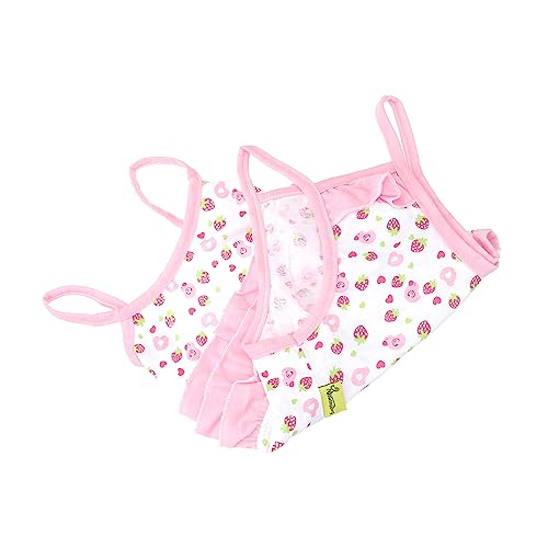 Housoutil one Piece Kleidung Lovely hundebekleidung joggen Niedlich Rosa ädchen Kleider Erdbeerkleid Nachthemd Rock Haustierzubehör Haustierhemden Kleiner Hund Trägerkleid Hosenträger Shirt von Housoutil