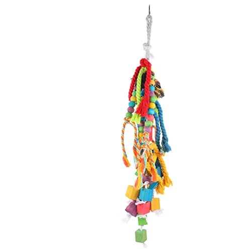 Housoutil Lustiges Papageienspielzeug Robustes Hängespielzeug Für Vögel Kauspielzeug Für Haustiere Verschleißfestes Material Vogelkäfig-zubehör Housoutil Lustiges Papageienspielzeug Robustes Hängespielzeug Für Vögel Kauspielzeug Für Haustiere Verschleißfestes Material Vogelkäfig-zubehör von Housoutil