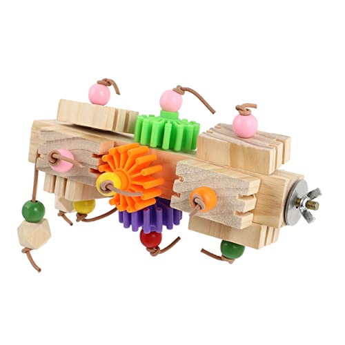 Housoutil Kauspielzeug Für Vögel Aus Holz Lustiges Papageien-Spielzeug Zur Beschäftigung Bissfestes Kauspielzeug Für Wellensittiche Und Sittiche Langlebiges Vogelspielzeug Für Gesunde von Housoutil