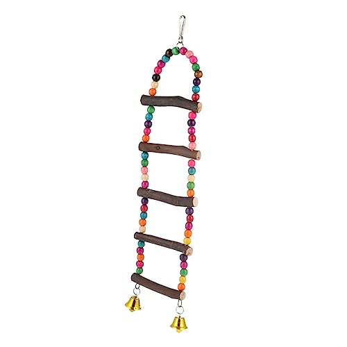 Housoutil Papageien-Hängebrücke Haustier Vogel Holzspielzeug Spielzeuge Vogelschaukelleiter Ständer aus Papageienholz beissen die Schaukel Vogelregal Holzleiter hölzern Housoutil Papageien-Hängebrücke Haustier Vogel Holzspielzeug Spielzeuge Vogelschaukelleiter Ständer aus Papageienholz beissen die Schaukel Vogelregal Holzleiter hölzern von Housoutil