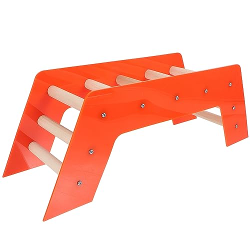 Housoutil Papageienleiter-Spielzeug Vogelspielzeug Brücke Orange Holzleiter Für Papageien Sicheres Kauspielzeug Für Kleintiere Housoutil Papageienleiter-Spielzeug Vogelspielzeug Brücke Orange Holzleiter Für Papageien Sicheres Kauspielzeug Für Kleintiere von Housoutil